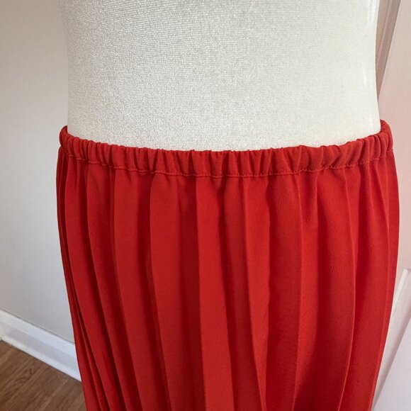 b.young | pleated midi maxi red flowy skirt for holiday | EU 38, US Medium - Picture 3 of 6